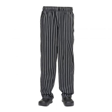 CHEF WORKS Chalk Stripe Designer Chef Pants (M) GSBP000M